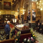 L'urna con le reliquie di San Giovanni Bosco a Lu