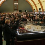 L'urna con le reliquie di San Giovanni Bosco accolta nell'Oratorio del Valentino