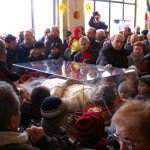 L'urna con le reliquie di San Giovanni Bosco al Collegio San Carlo di Borgo San Martino