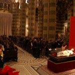 Veglia di preghiera per i giovani nella Cattedrale di Casale Monferrato alla presenza dell'urna con le reliquie di San Giovanni Bosco