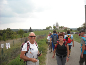 caiin cammino verso la Basilica