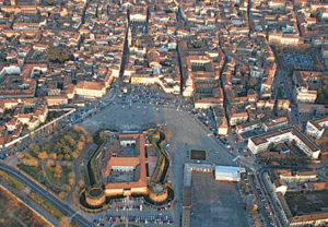 Castello di casale veduta dall'alto