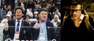 Sandro Giacobbe con Walter Mazzarri e Gino Latino