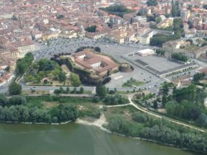 veduta del Castello di Casale dall'alto