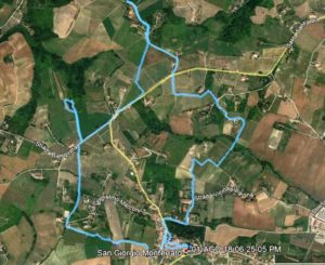 Mappa San Giorgio 8 km