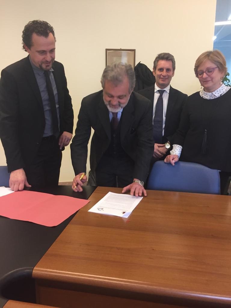 firma del protocollo d'intesa